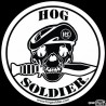 Hog Soldier™ Official White Out Emblem Decal