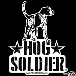 Hog Soldier™ Official Emblem Decal in Black